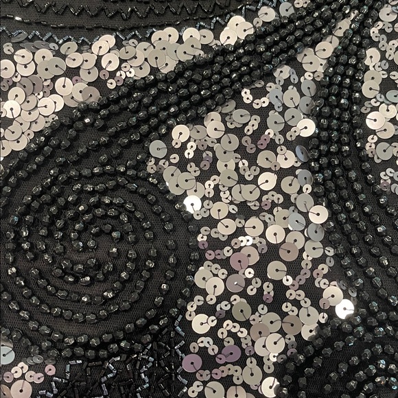 NWOT Cartise Black and Silver Sequin Women's Top - Picture 8 of 8